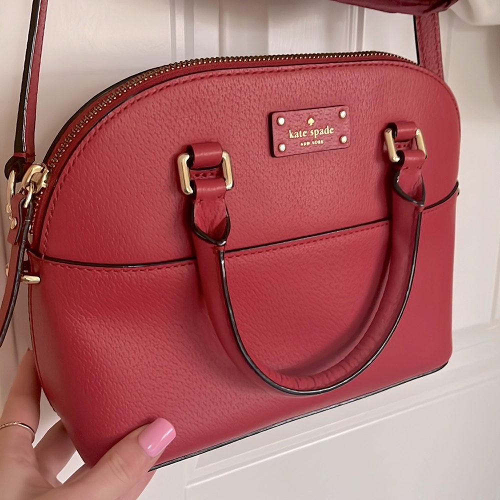 Kate spade red crossbody purse!